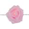 10ct. Pink Rose Flower LED String Lights with Clear Wire